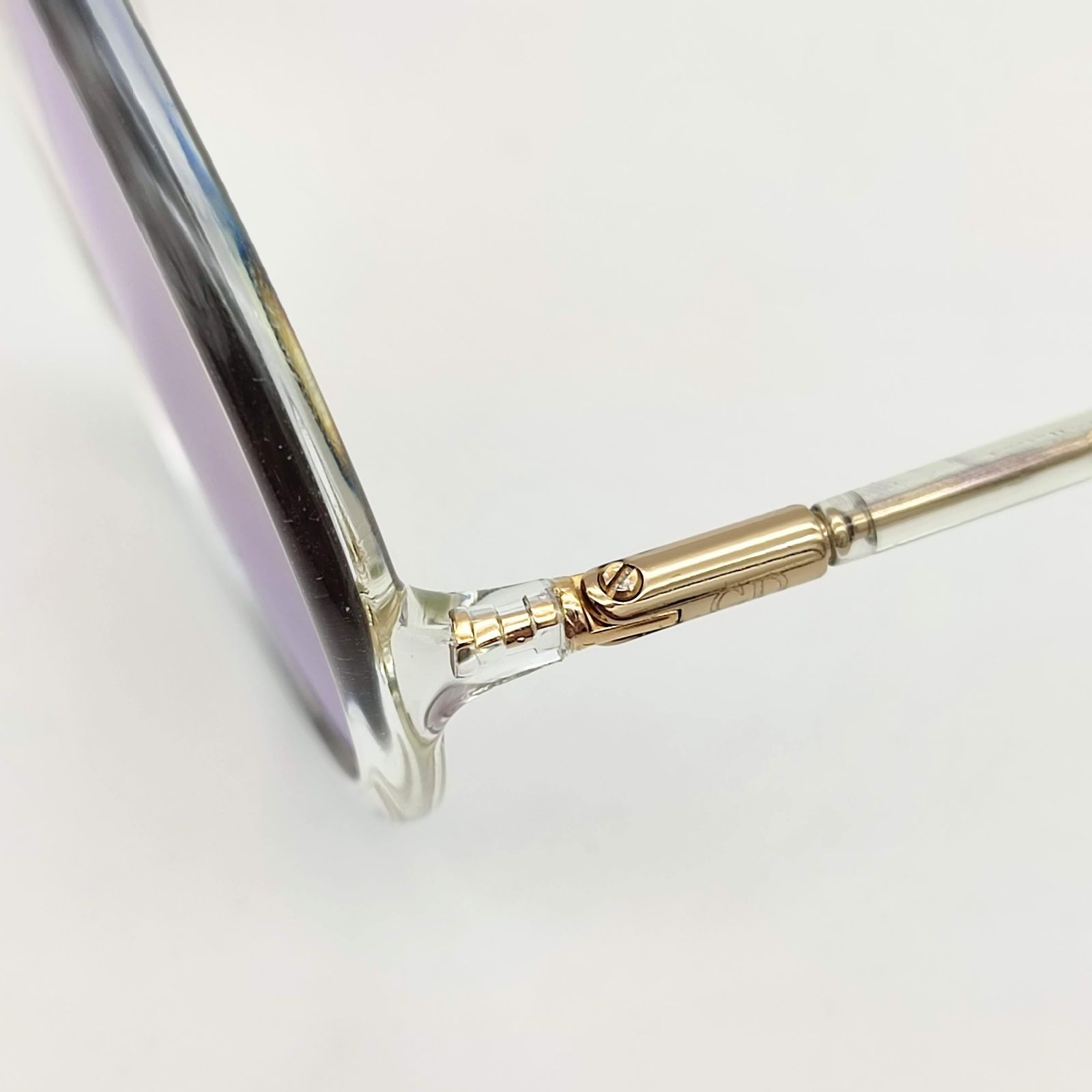 ChristianDior【C.D】型ミラーレンズサングラス/クリア/付属品完備 ChristianDior【C.D】型ミラーレンズサングラス/クリア/付属品完備 美