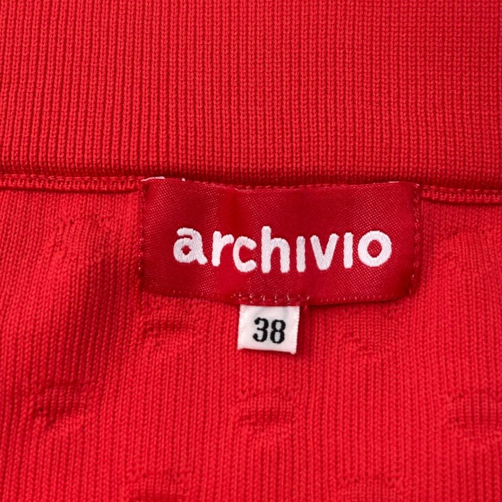 ゴルフ サイズ：38 ARCHIVIO アルチビオ ニットスカート パンチング
