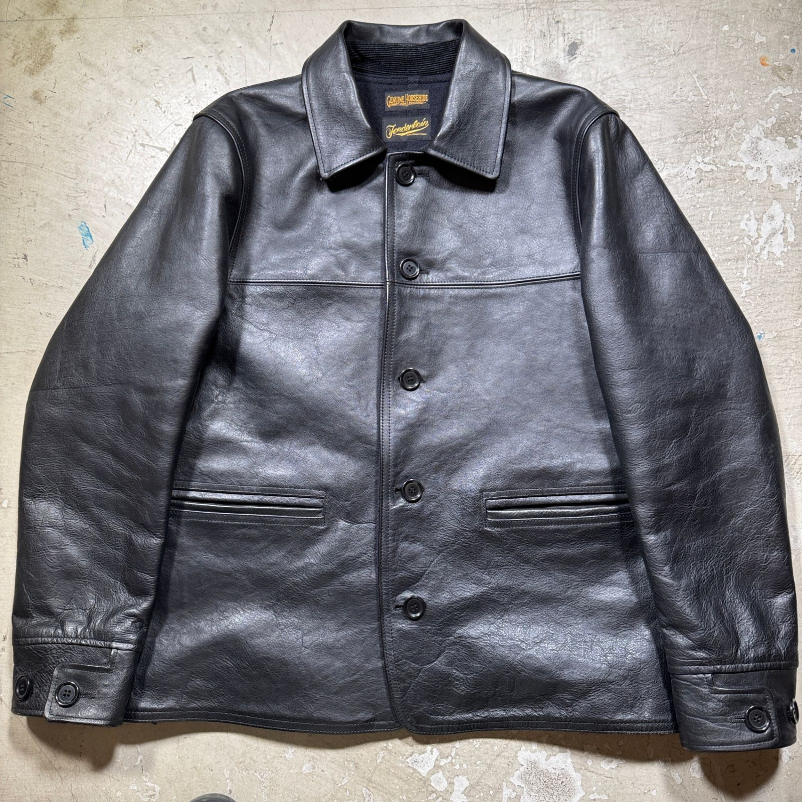 TENDERLOIN T-HIDE CAR COAT ホースハイド カーコート TENDERLOIN テンダーロイン T-HIDE ホースハイドレザーカー