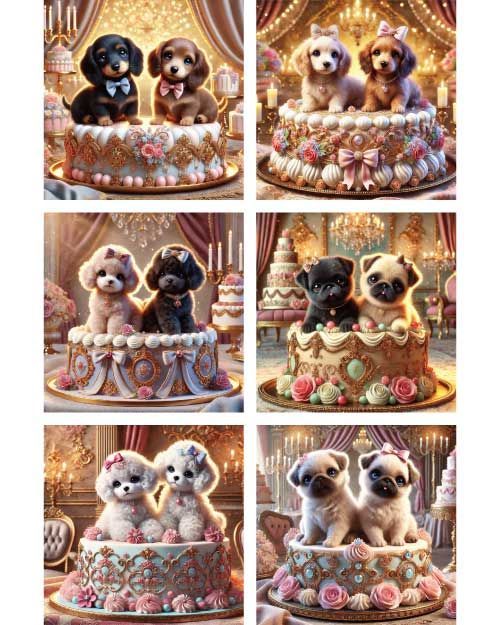 予約生地】ハンバーガー ダックスフンド パネル生地 7柄 【公式通販】