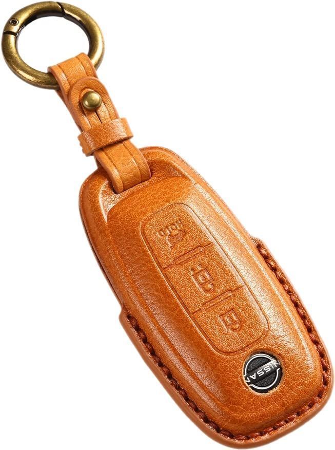 [smasol] 新型 セレナ C28 ルークス B4後期型 エクストレイル キーカバー 本革 日産 サクラ キーケース スマートキーケース 日産 アリア 新型 キーカバー キーシェル 2022年 最新 キーケース