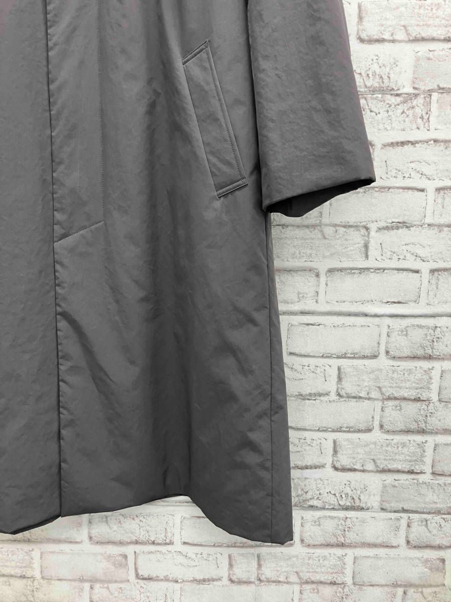 タグ付】ATON エイトン Asako Nylon Balmacaan Coat 裏起毛 ステン