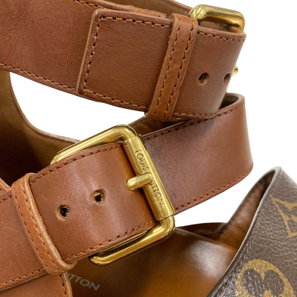 美品 ルイヴィトン サンダル アークライトライン モノグラム 23cm