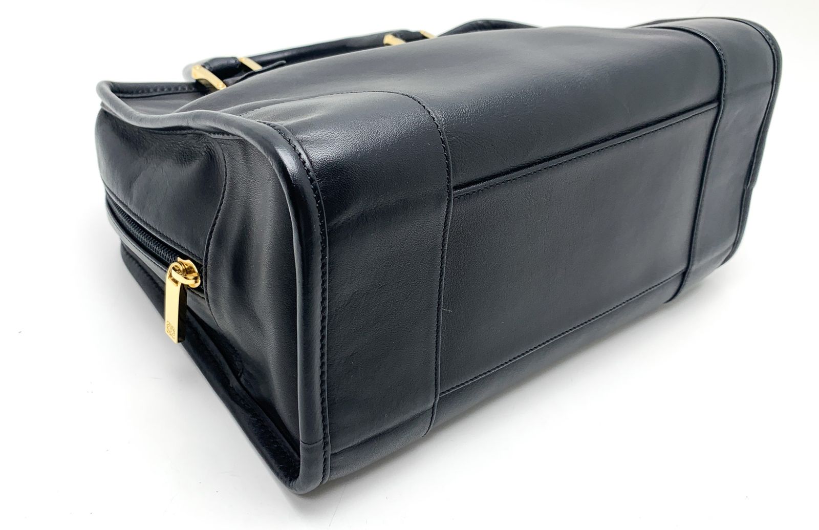 LOEWE ロエベ ブラック 黒 アナグラム アマソナ28バッグ ハンドバッグ