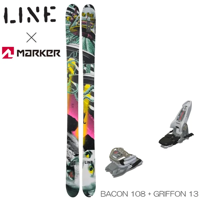 LINE Blade スキー バインディング付き 楽天市場】[センター幅96mm 163cm]LINE BLADE OPTIC 96+GRIFFON