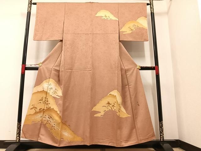 平和屋着物□訪問着 作家物 遠山松文 正絹 逸品 AAAW3466ph 平和