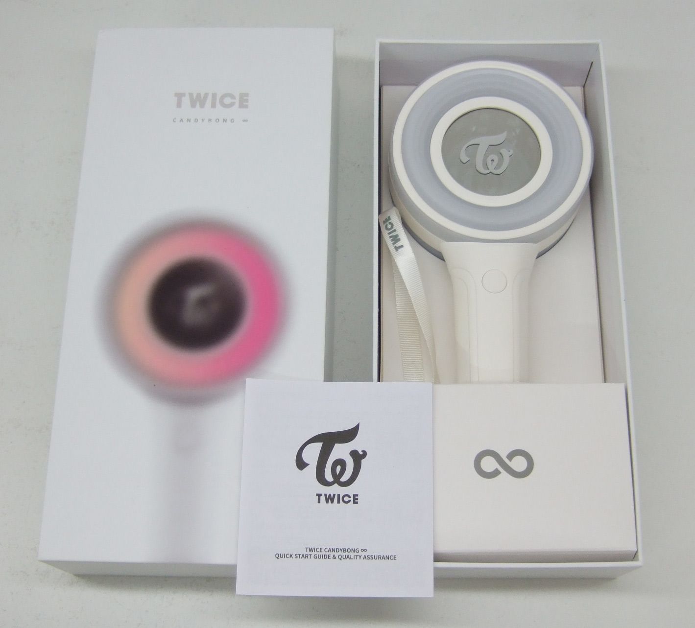 【付属品多数】TWICE CANDYBONG ∞×2 TWICEペンライトCANDYBONG∞2本セット