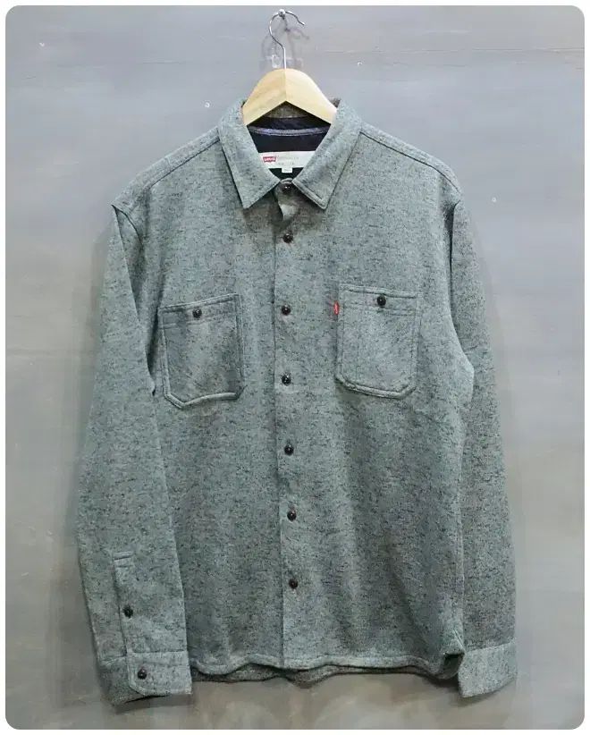 L LEVI'S(リーバイス) フリース 裏地 ニット セーター ポケット シャツ ジャケット （ 20 %セール)