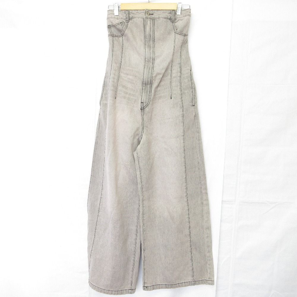 25SS LILY BROWN リリーブラウン デニムベアオールインワン サロペット LWFO251083 サイズ0 ピンク レディース 古着