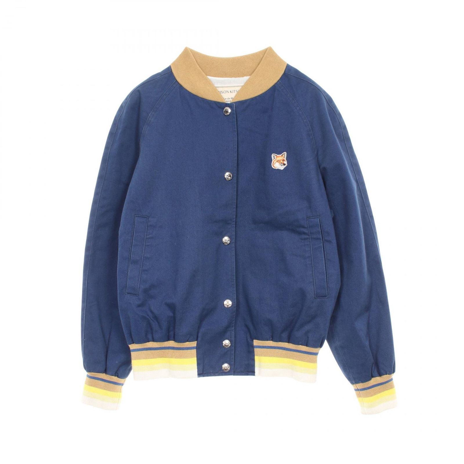 メゾンキツネ maison kitsune ブルゾン コート ジャケット 美品 メゾンキツネ MAISON KITSUNE ブルゾン フォックスヘッド テディ