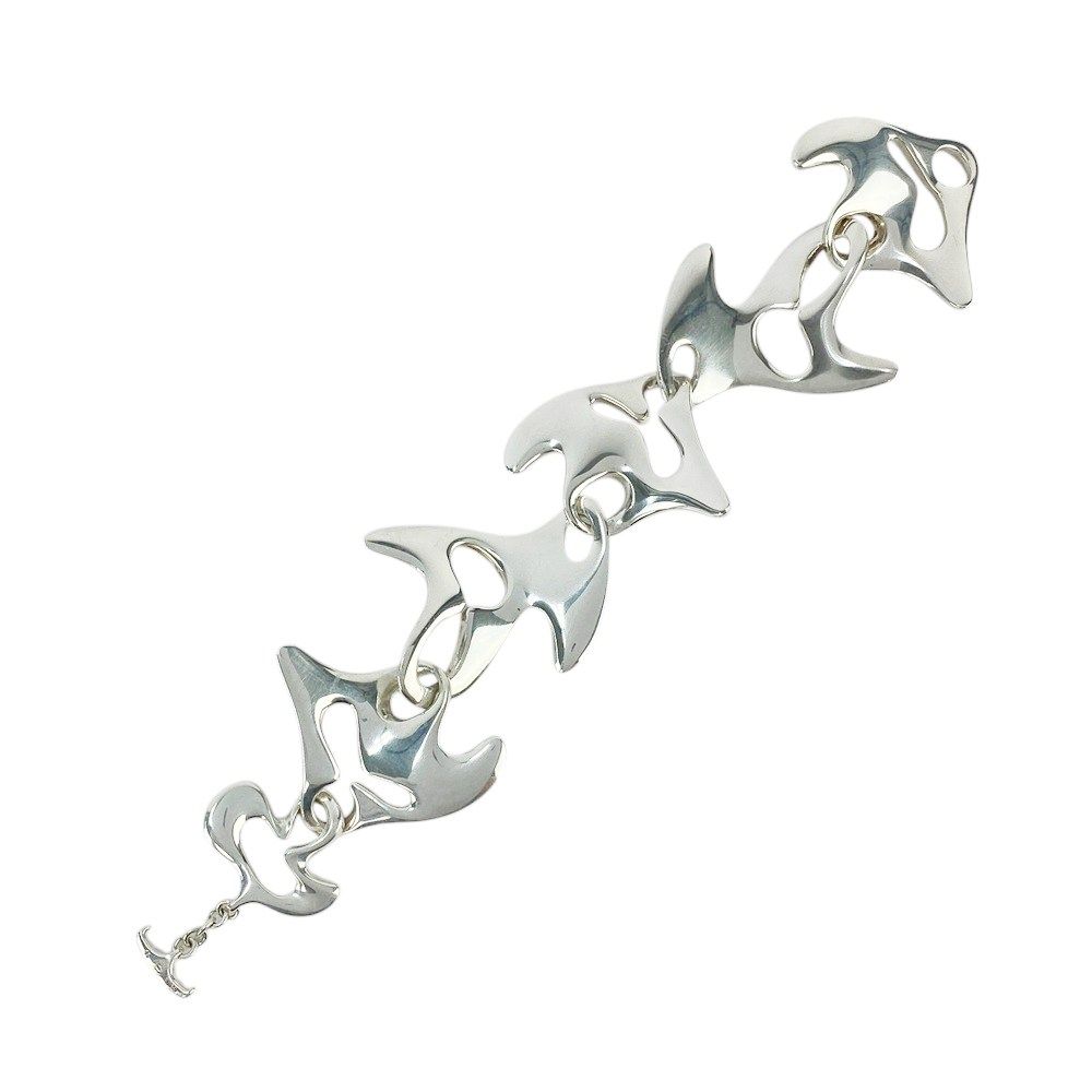 □美品□ ジョージジェンセン AMOEBA アメーバ ブレスレット