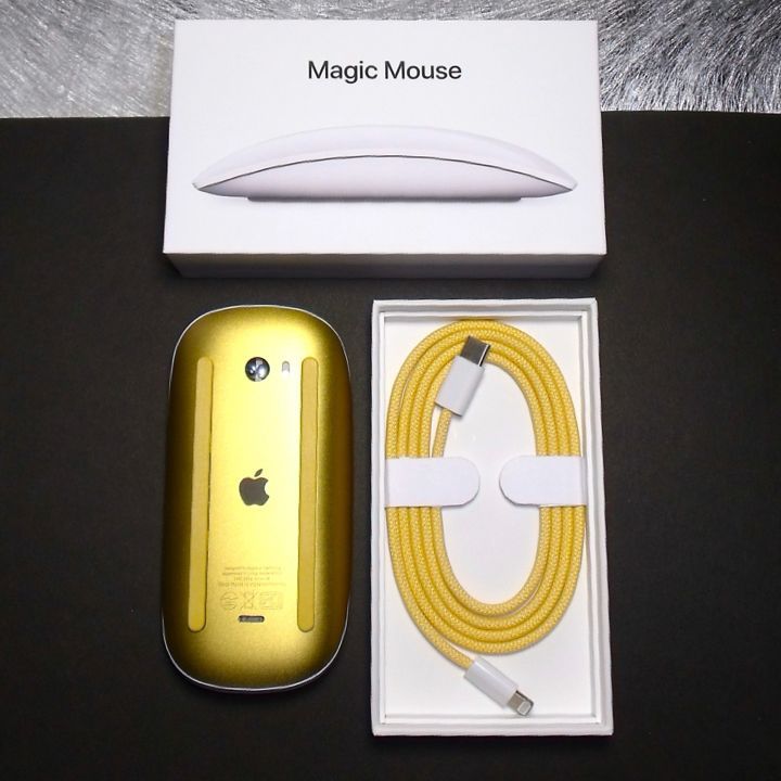 Magic Mouse -yellow . iMac付属de限定色イエローSP - メルカリ