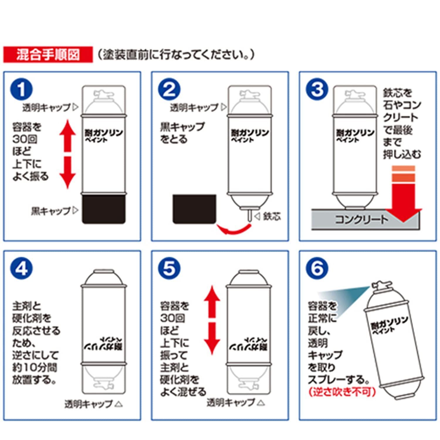 3点セット MCペインター 耐ガソリンペイント 315ml 2液式アクリルウレタン