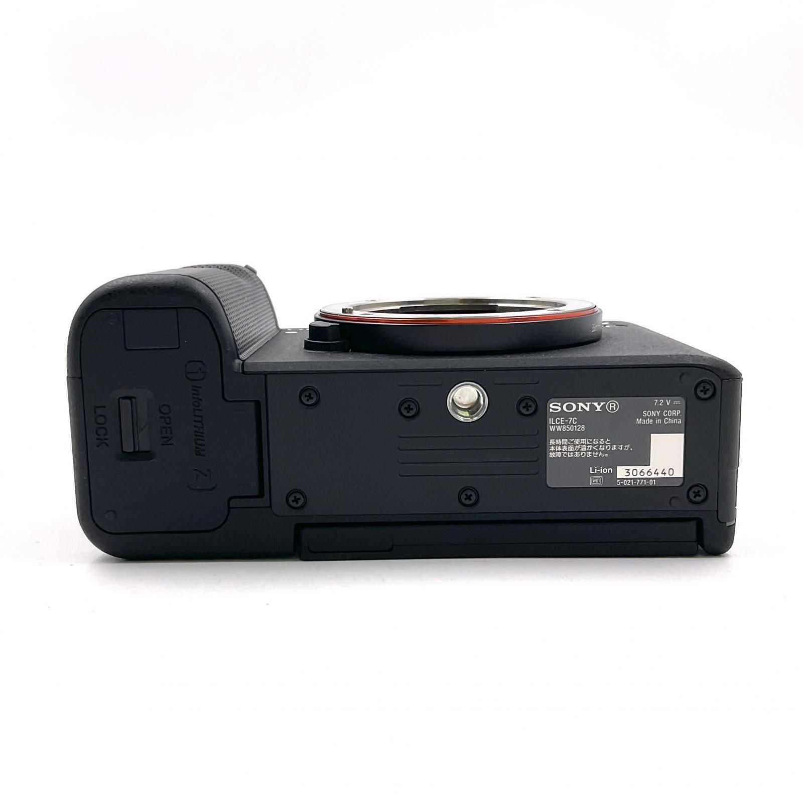 Sony デジタル一眼 α7C ILCE-7C ボディ ブラック 美品 動作確認