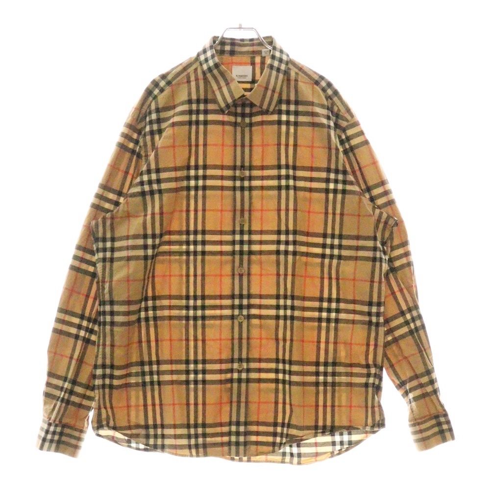 BURBERRY バーバリー ノバチェック 長袖シャツ ベージュ 8020863