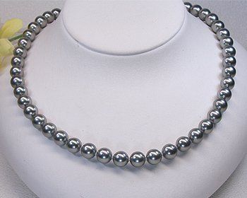 数量 花珠貝パールネックレス8.0mm45ｃｍ