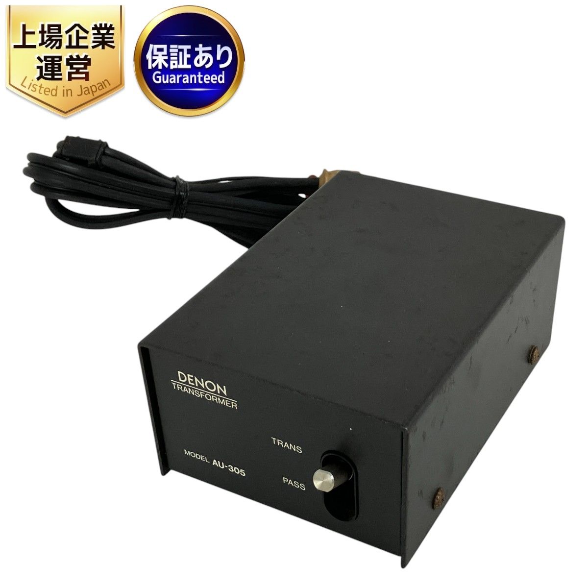 AU-305  デノン　MC昇圧トランス　　　DENON DENON AU-305 Step Up Transformer MC Cartridge Tested Working