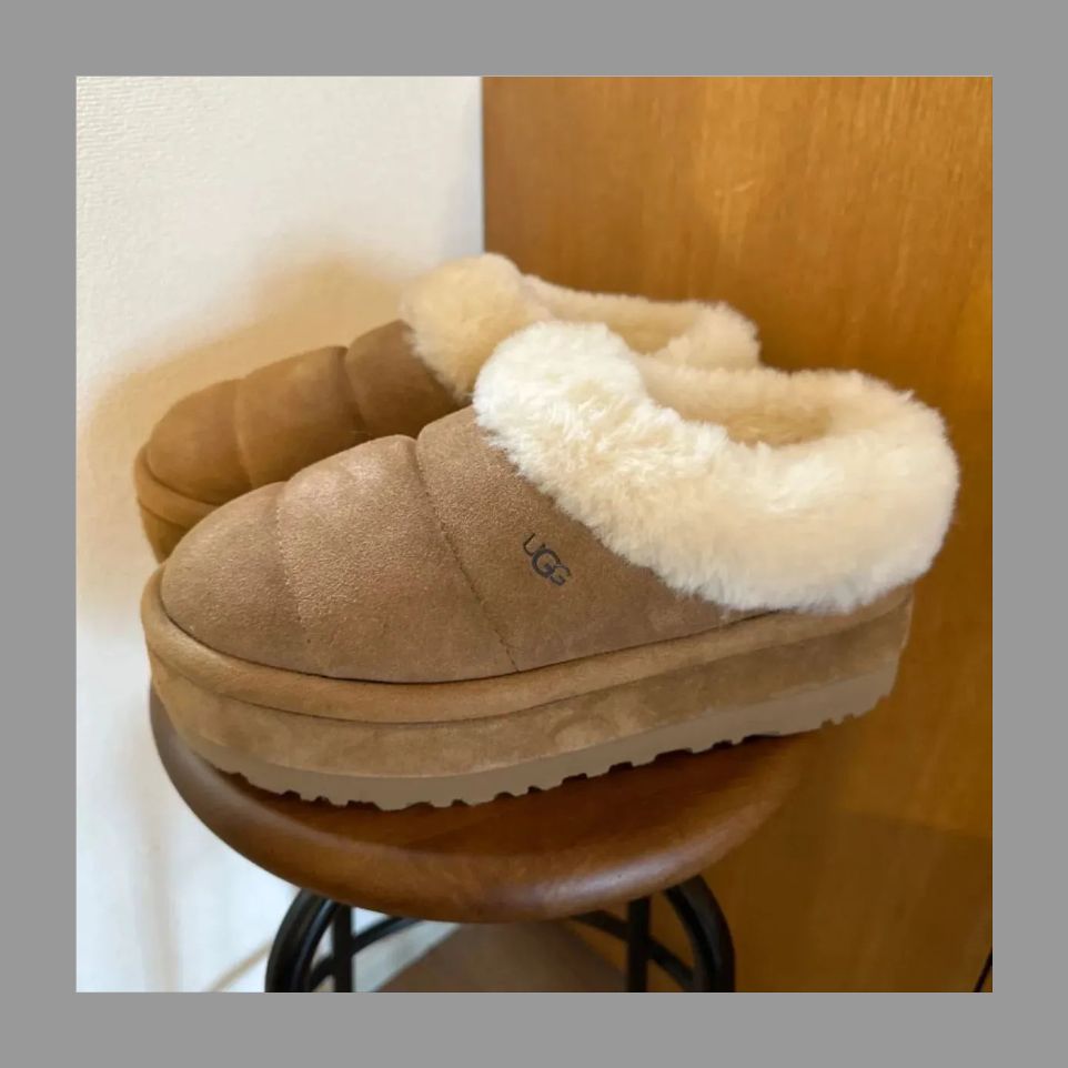 【新品未使用】UGG アグ UGG W TAZZLITA スリッポン 厚底 レディース ホワイトデー ギフト ★