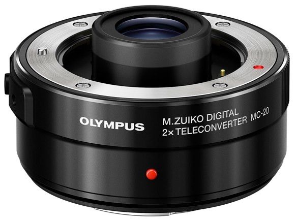 WJ15 ♥ OLYMPUS M.ZUIKO DIGITAL 2x Teleconverter MC-20 テレコンバーター ブラック