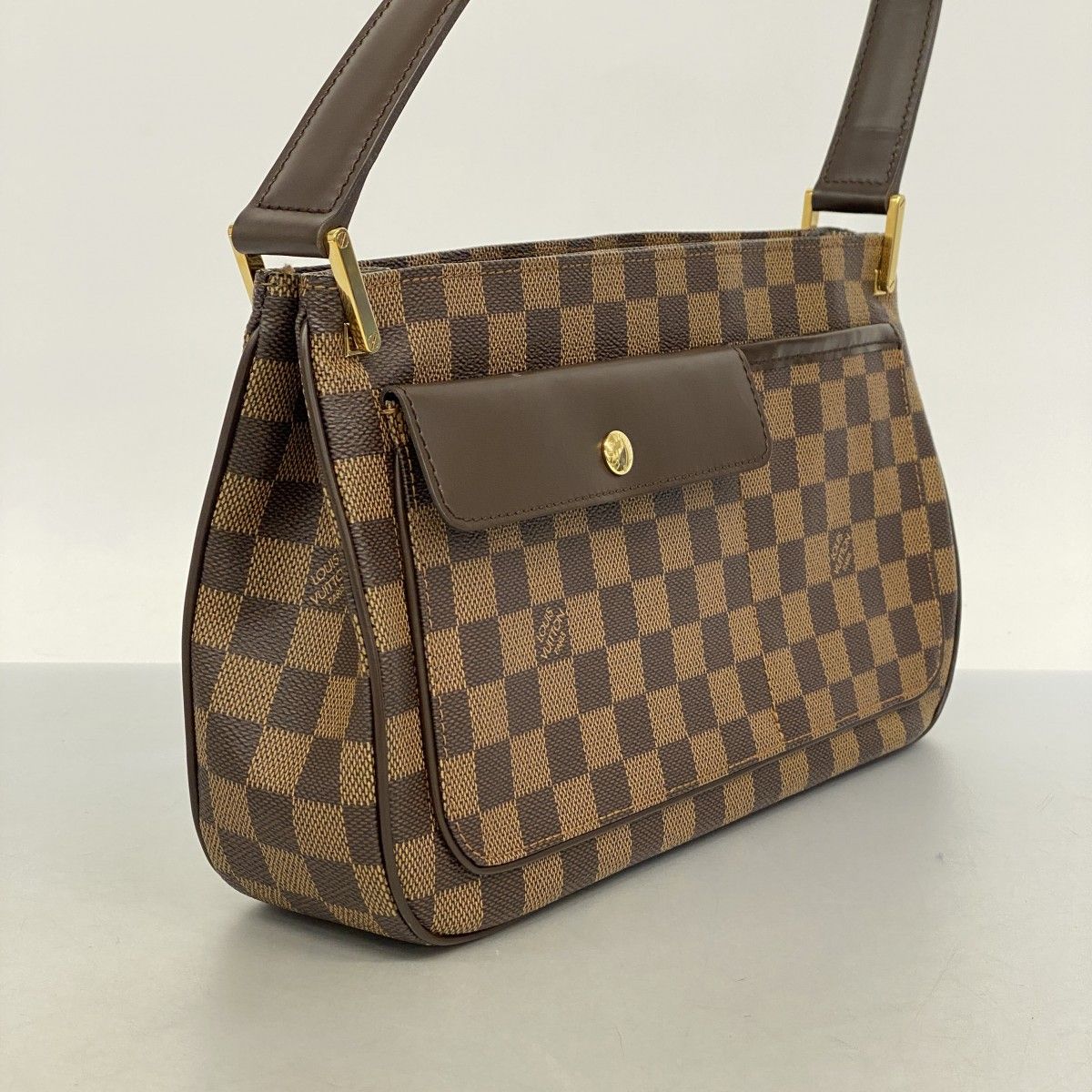 5md4139 ルイヴィトン ショルダーバッグ ダミエ オーバーニュ N51129 エベヌ レディース