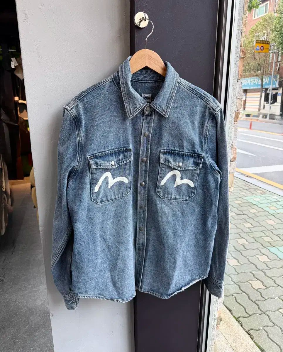 M エヴィス Spellout デニム ジャケット