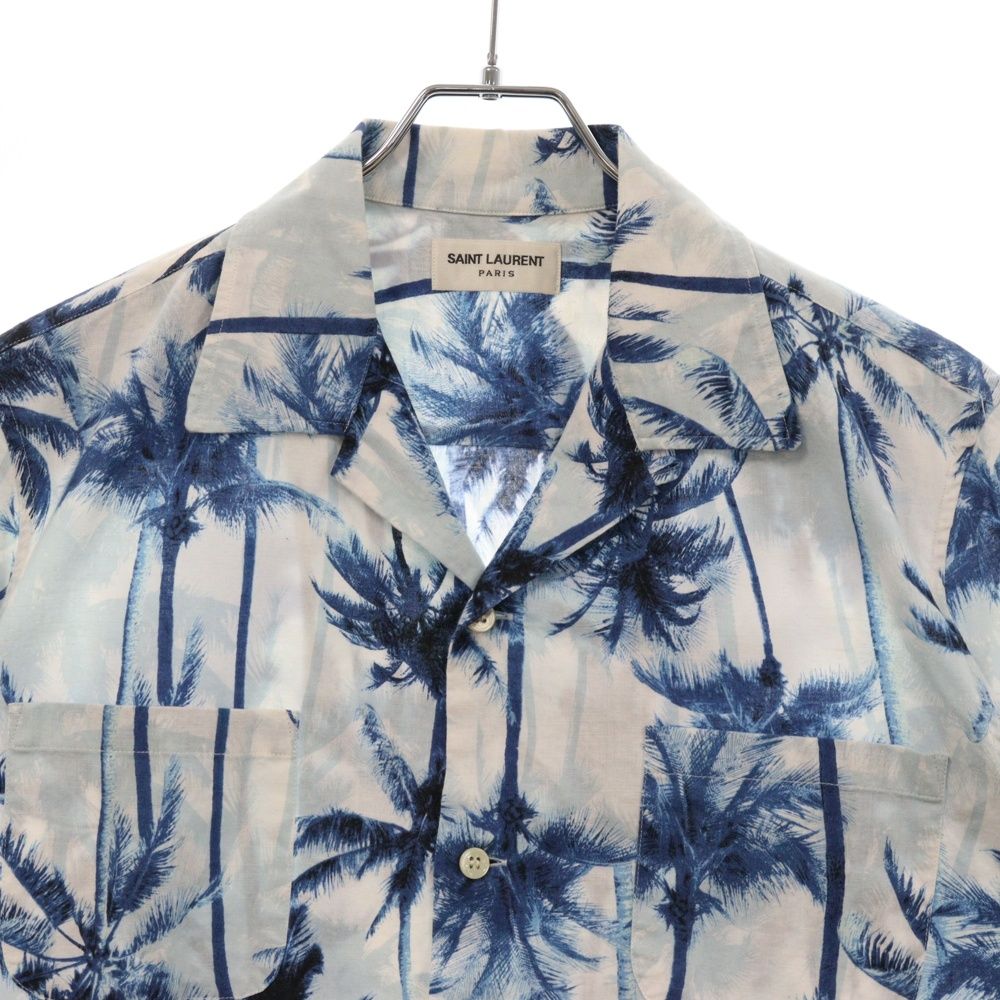 トップス サンローラン パリ アロハシャツ 半袖 16SS 415167 41/16