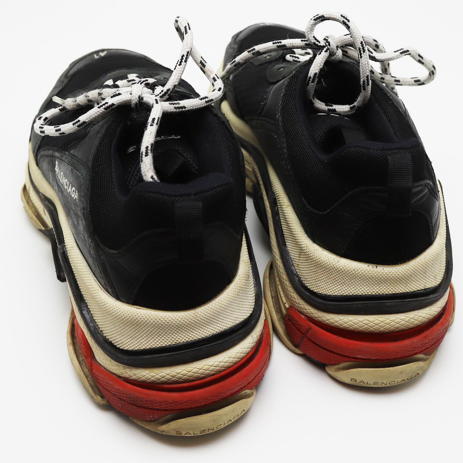 バレンシアガ TRIPLE S スニーカー ダブルフォーム＆メッシュ ブラック 