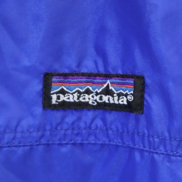 【中古】 パタゴニア ジャケット 青 patagonia 裏フリース地 アウトドア メンズ 【200414】