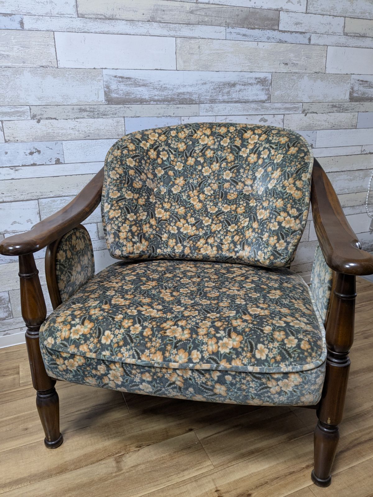 カリモク⁄karimoku コロニアル 1人掛けソファ B レトロ ビンテージ