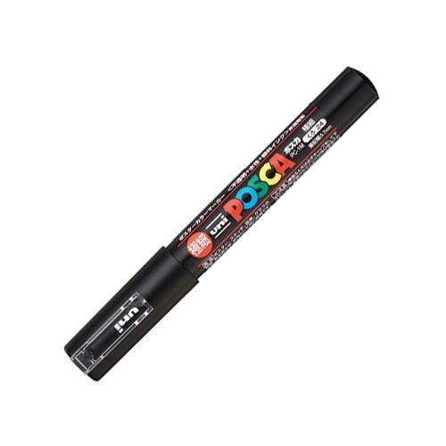 まとめ 三菱鉛筆 水性ペン ポスカ 細 黒 PC1M-24 ×30セット