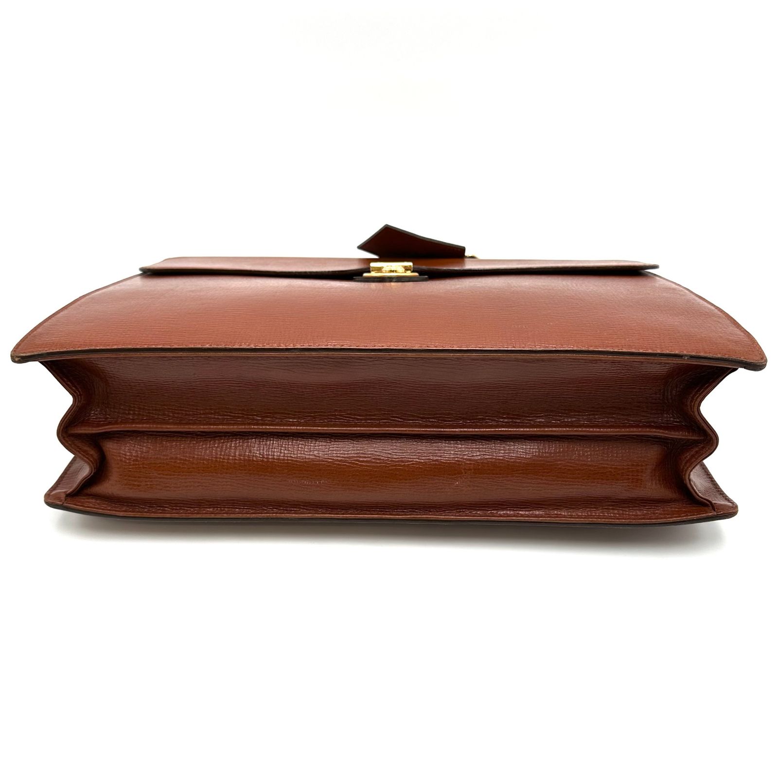 美品】BURBERRY バーバリー ブリーフケース ビジネスバッグ レザー 茶