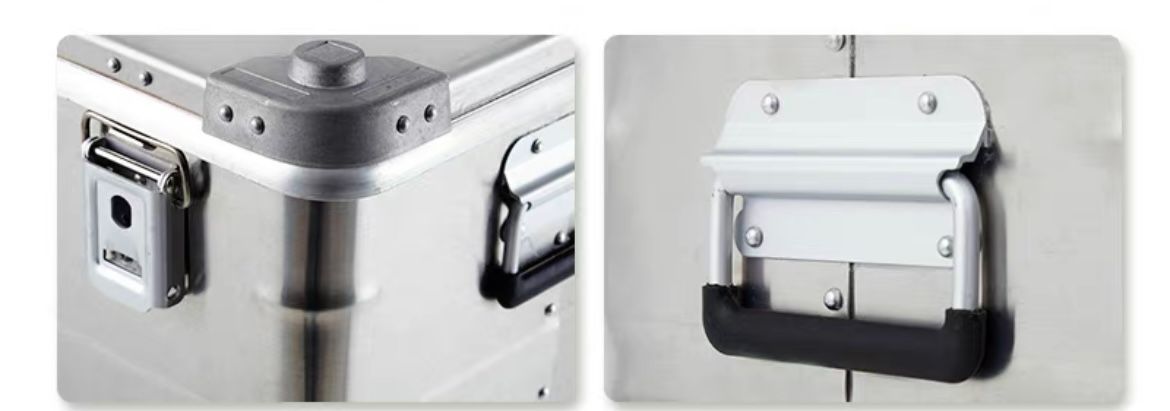 新品30L 軽量ビンテージ アルミケース コンテナ ギア入れ キャンプ