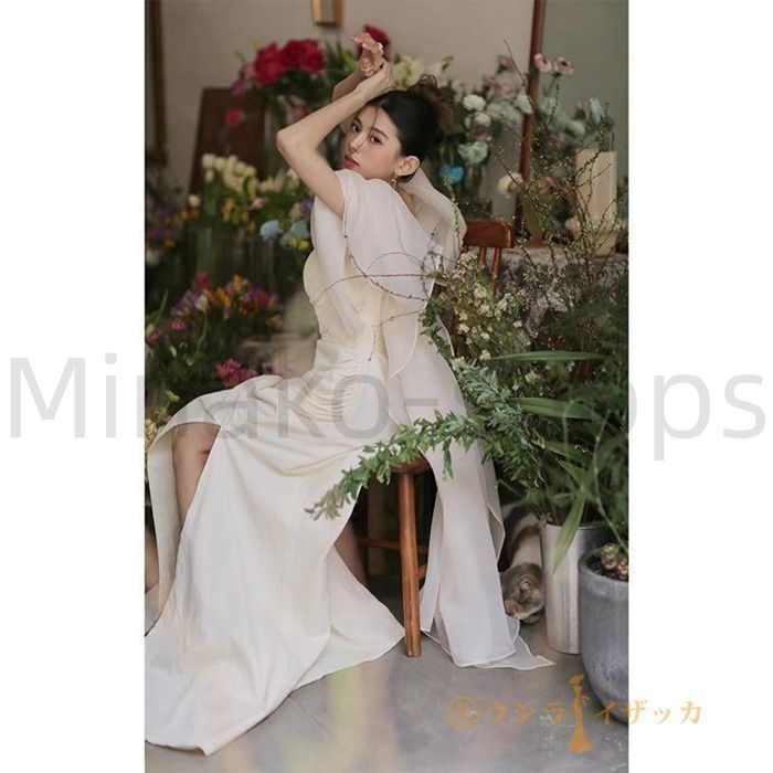 値下げしました！新品未使用マーメイド　ウエディングドレス　前撮り　結婚式　2次会 wd531ls】オフショルダー ウエディングドレス ウェディング