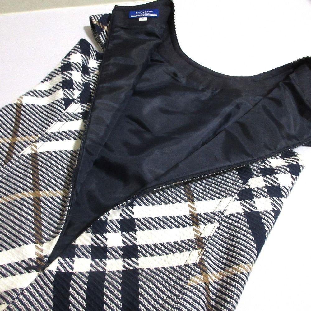 美品　BURBERRY BLUE LABEL バーバリー　ミニワンピース　36 BURBERRY BLUE LABEL - バーバリーブルーレーベル ワンピース 36