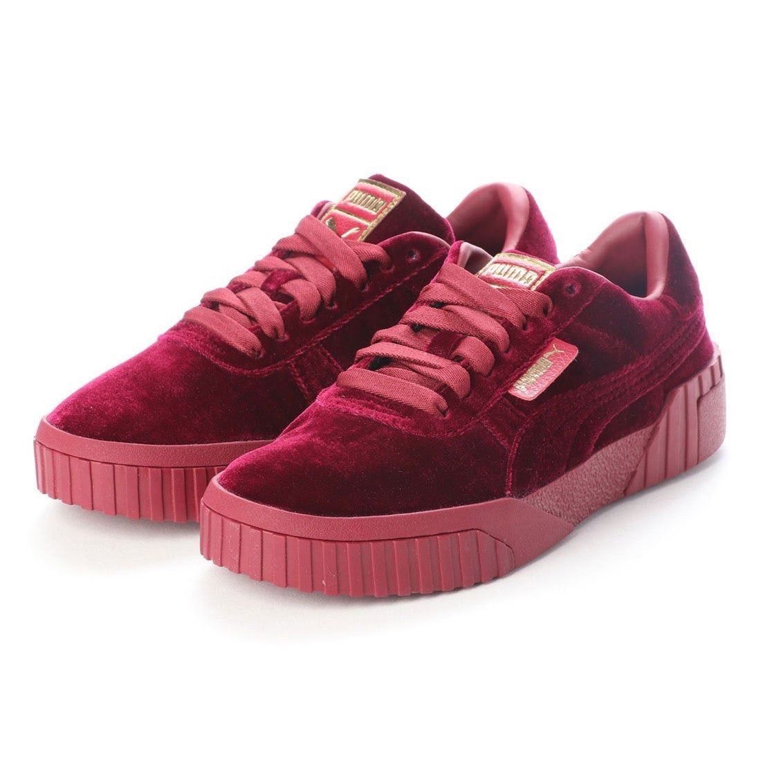 【PUMA プーマ】 CALI ベルベット（TIBETAN RED-TIBETAN RED）23.5cm