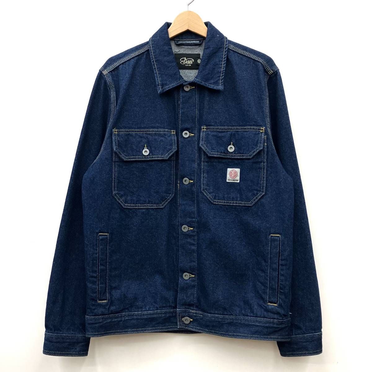 DEUS EX MACHINA デウスエクスマキナ KANAN WORK JACKET - DRY INDIGO 