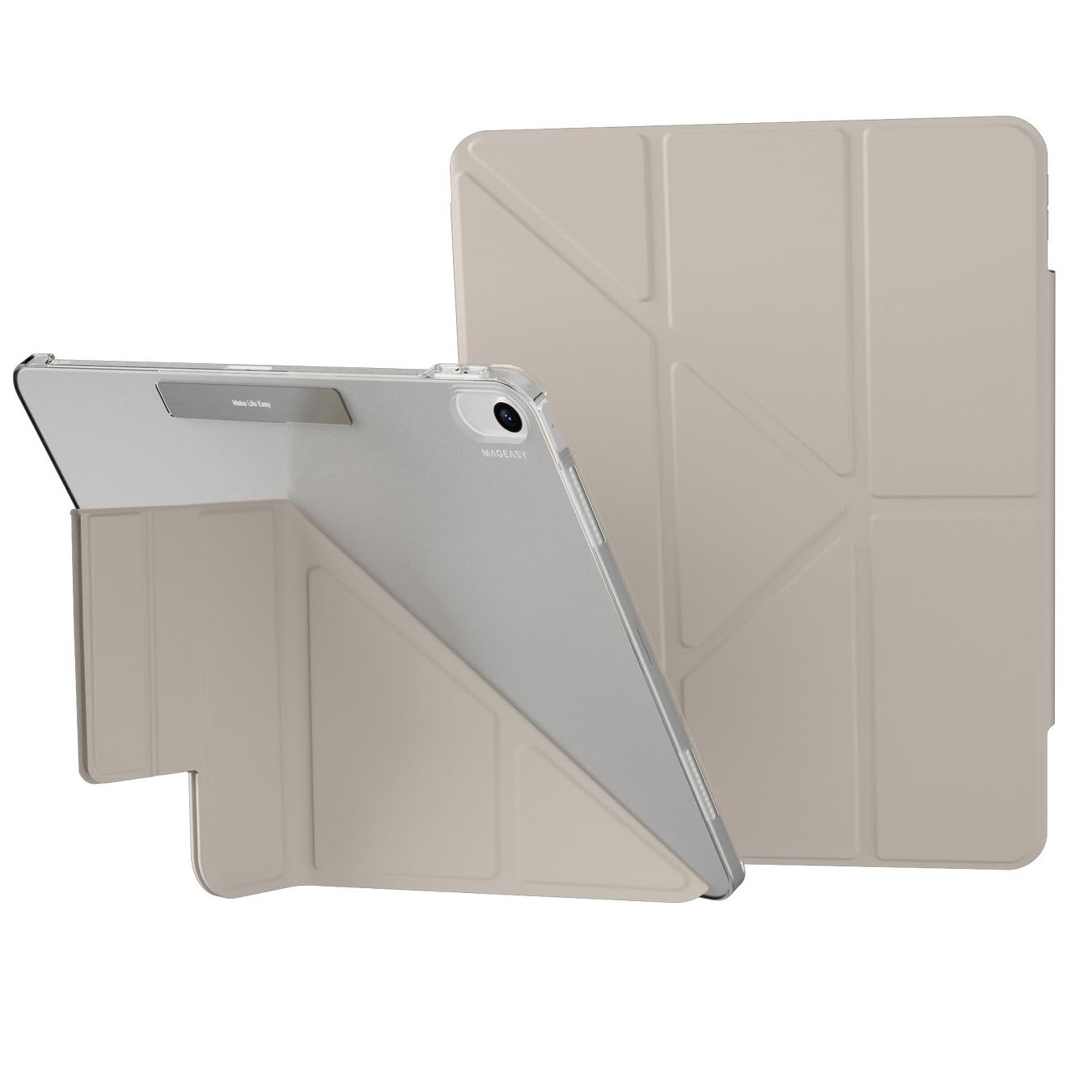 MagEasy iPad Air 13インチ M3 2025 M2 対応 ケース 手帳型 5WAY スタンド付き 保護 カバー 動画視聴 タイピング スタンド アイパッドエアー iPadAir 13 2025 対応 FACET スターライトホ