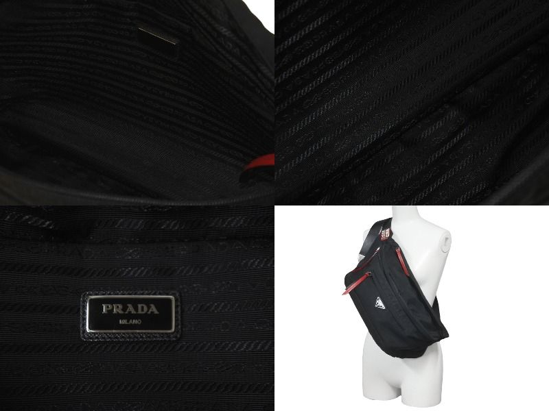 PRADA プラダ ボディバッグ 1BL014 国内直営店購入 PRADA プラダ