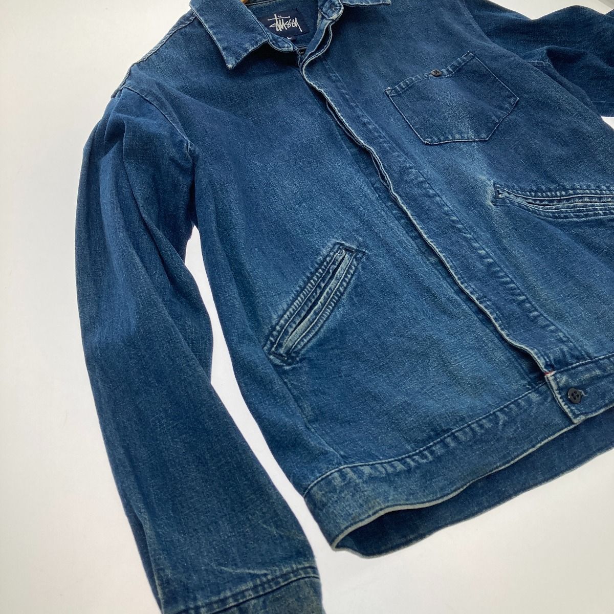 □□stussy ステューシー デニムジャケット Lサイズ 94974 ブルー