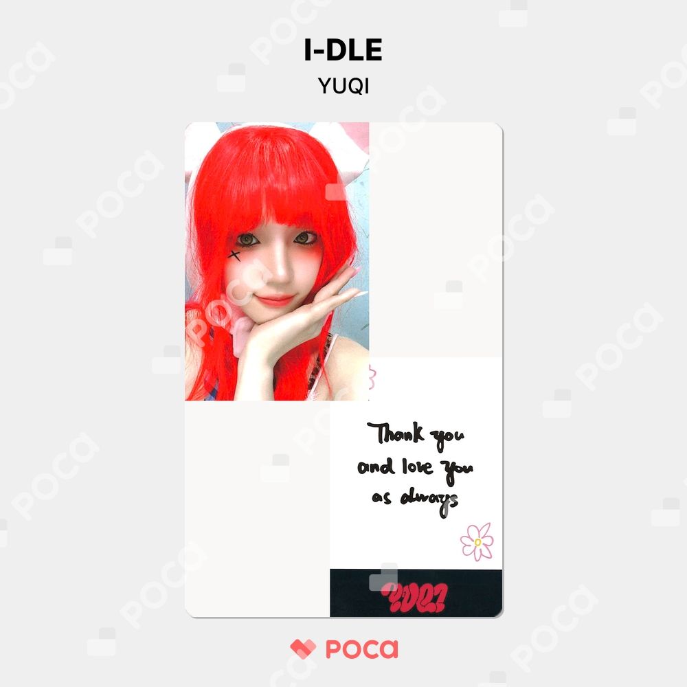 G)I-DLE ウギ】 YUQ1 KTOWN4U 公式 トレカ ☆Pocamarket公式☆