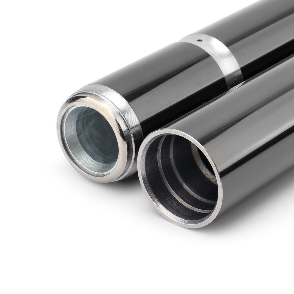 XB345 上メッキTL125S BIALS TL125 バイアルス 31MM 純正品番51410-355-013に対応 インナーチューブ ブラック２本