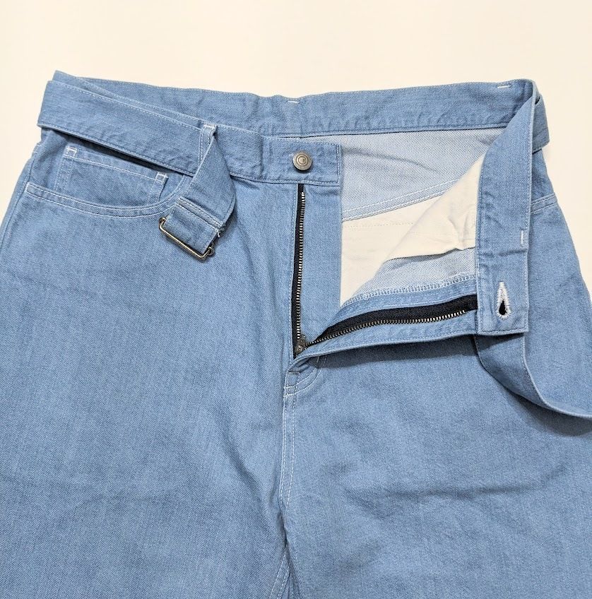 PHINGERIN フィンガリン PHINGERIN WINDOW JEANS PD-221-BT サイズL デニム パンツ ジーンズ ベルト付 -  メルカリ