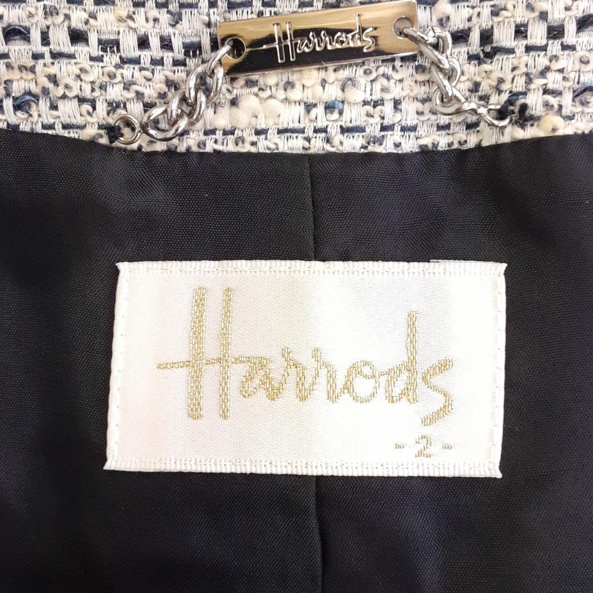 ネイビー×白×アイボリー