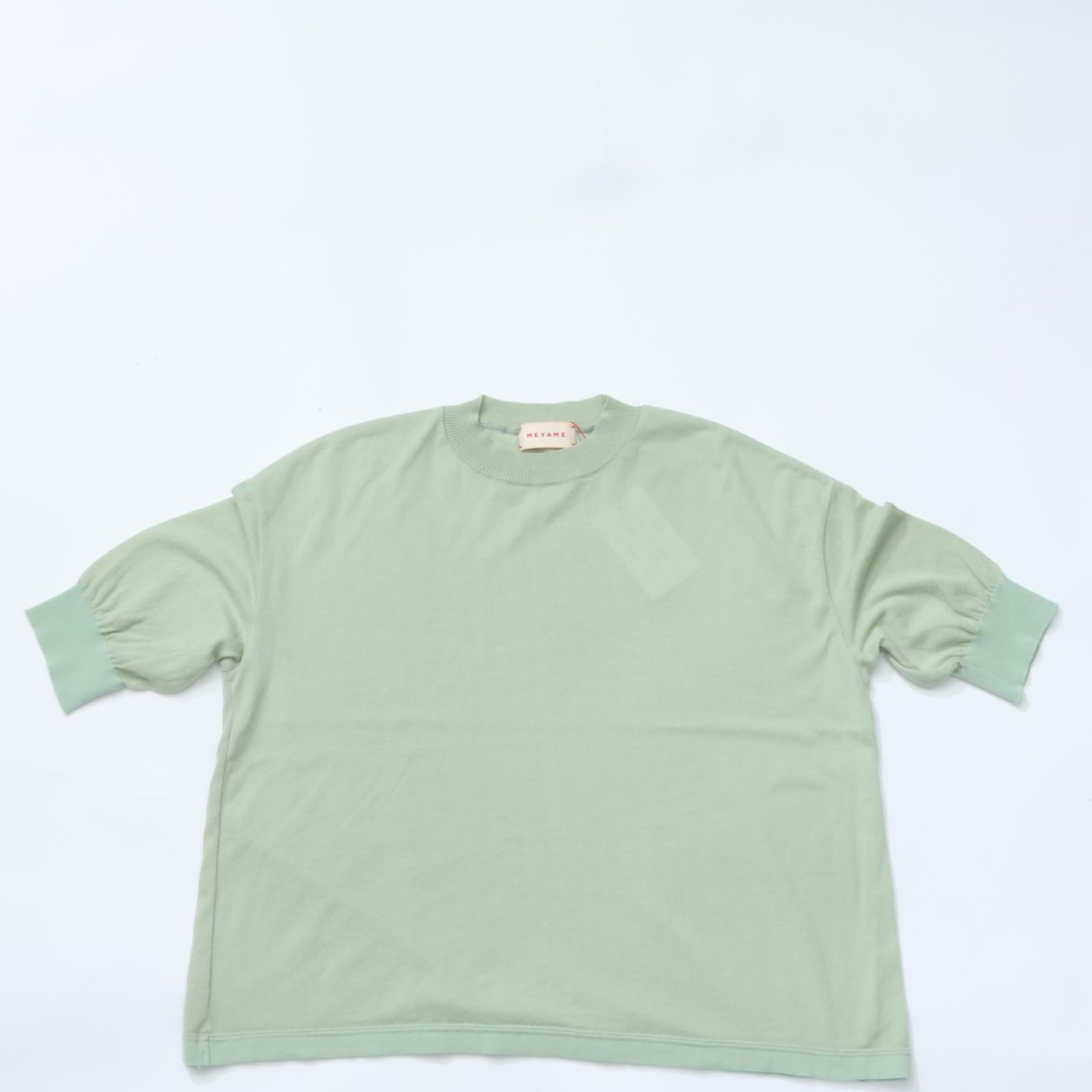 【未使用品】MEYAME COTTON KNIT TEE COTTON KNIT TEE – MEYAME