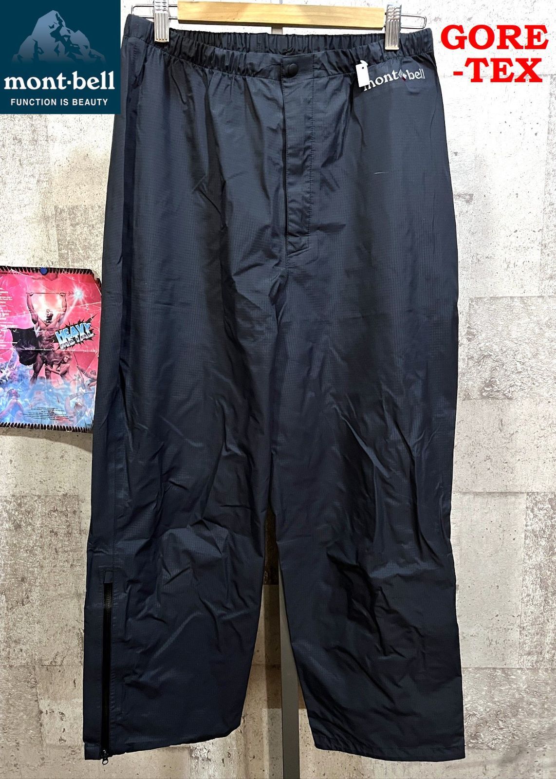 美品 レディース モンベル ゴアテックス レインダンサーパンツ L-S