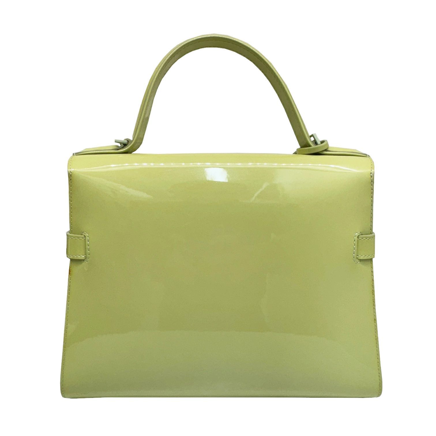 DELVAUX デルボー タンペートMM エナメル アマンド 2WAYバッグ 