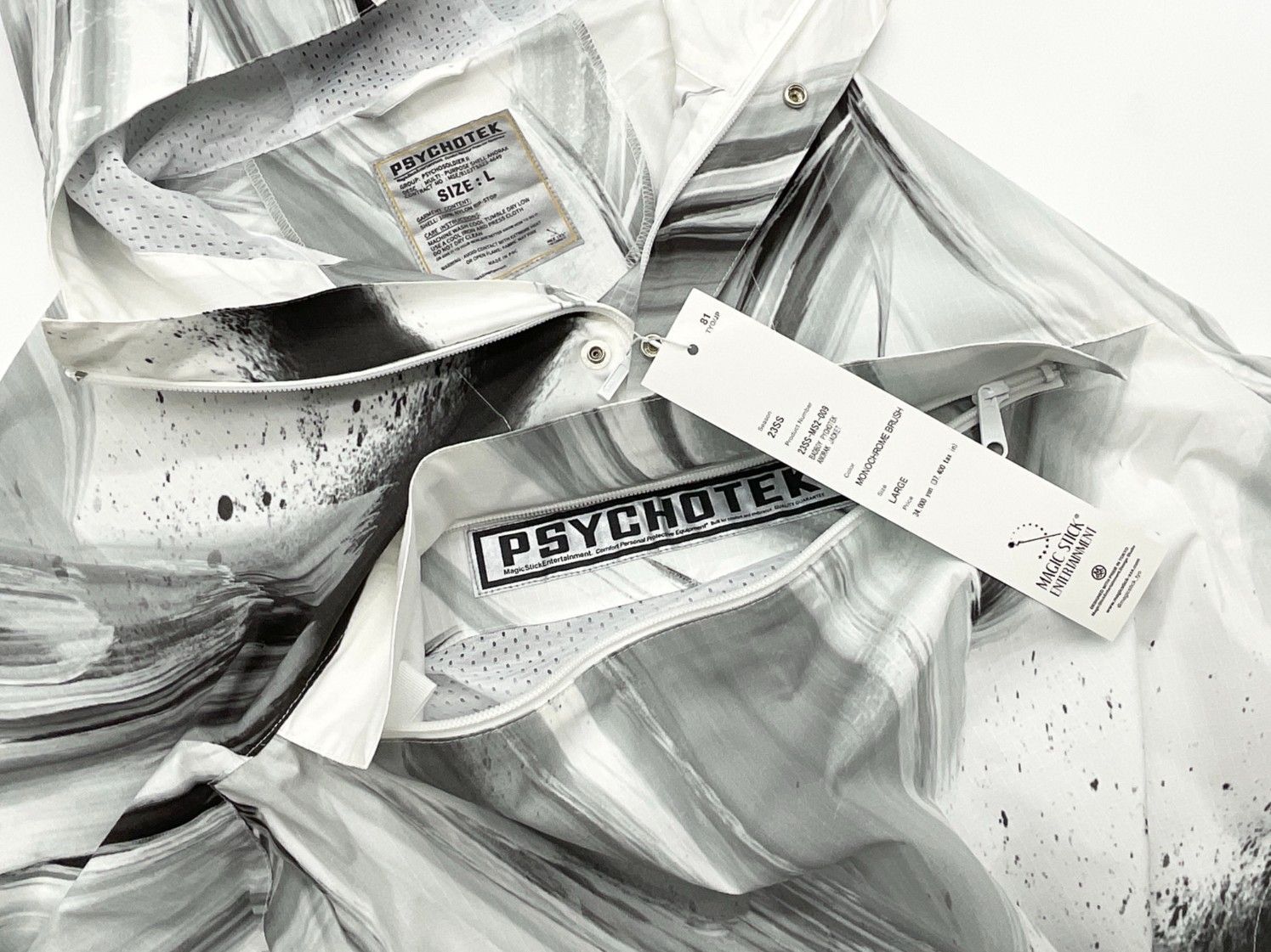 サイズL【新品】MAGIC STICK サイコテック アノラックジャケット 新品 L MAGIC STICK マジックスティック バッドボーイ サイコテック