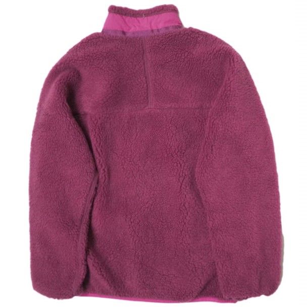 patagonia - PATAGONIA パタゴニア 2011年製 KID&#39;S RETRO-X JACKET キッズ・レトロX・ジャケット 65643 KID&#39;S L(12) MAG パープル ボア フリース カーディガン アウター【中古】【PATAGONIA】 PATAGONIA パタゴニア 2011年製 KID'S RETRO-X JACKET レトロX