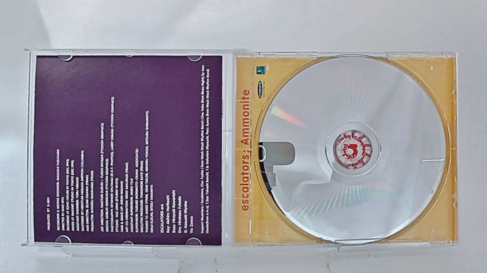 国内盤CD☆エスカレーターズ/ESCALATORS□ Ammonite □4988001003885 
