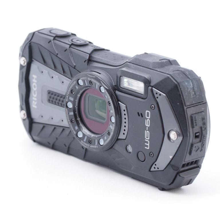 RICOH リコーWG-60 ブラック 本格防水デジタルカメラ - メルカリ